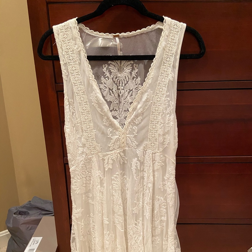 White free people dress
